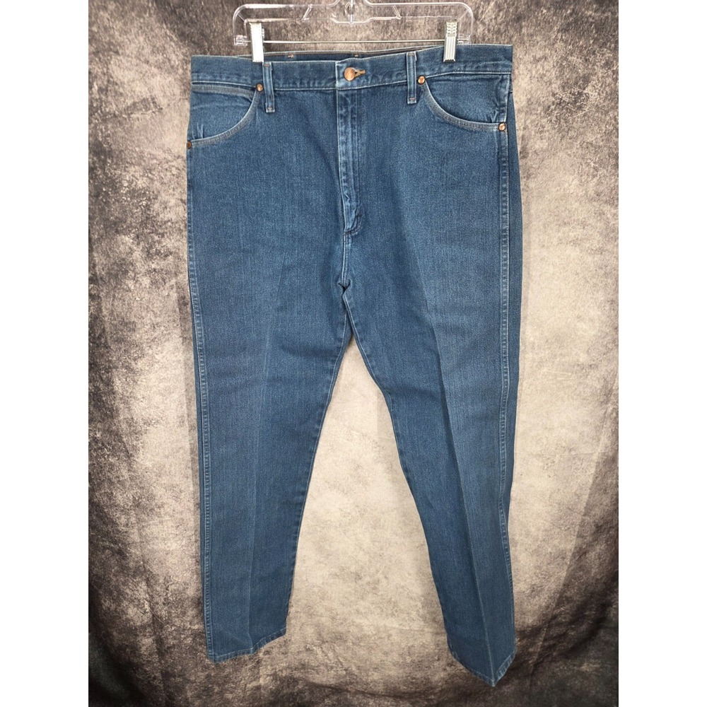 Wrangler Jeans Mens 38 X‎ 36 Blue Denim Cowboy Cut Rodeo Medium Wash 13MWZPW